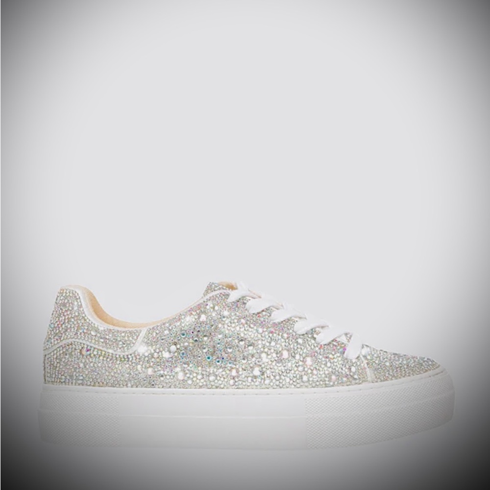 Betsey Johnson “Sidney Rhinestones” size 10 sneakers